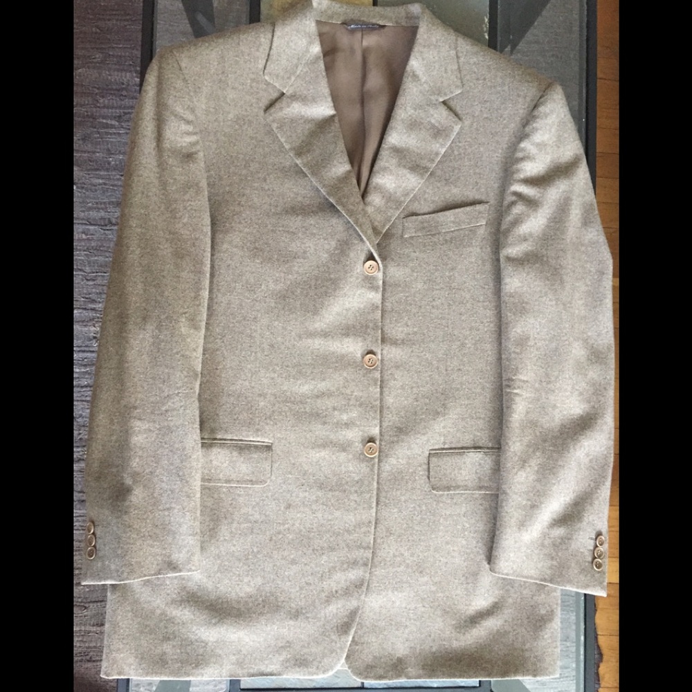 Canali Blazer Italian Premium Pure Wool 42 L Brown